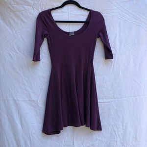 Urban outfitters plum skater dress